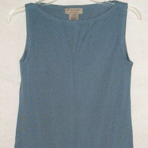 FIORINA La Callezione Dress Blue Knit sleeveless